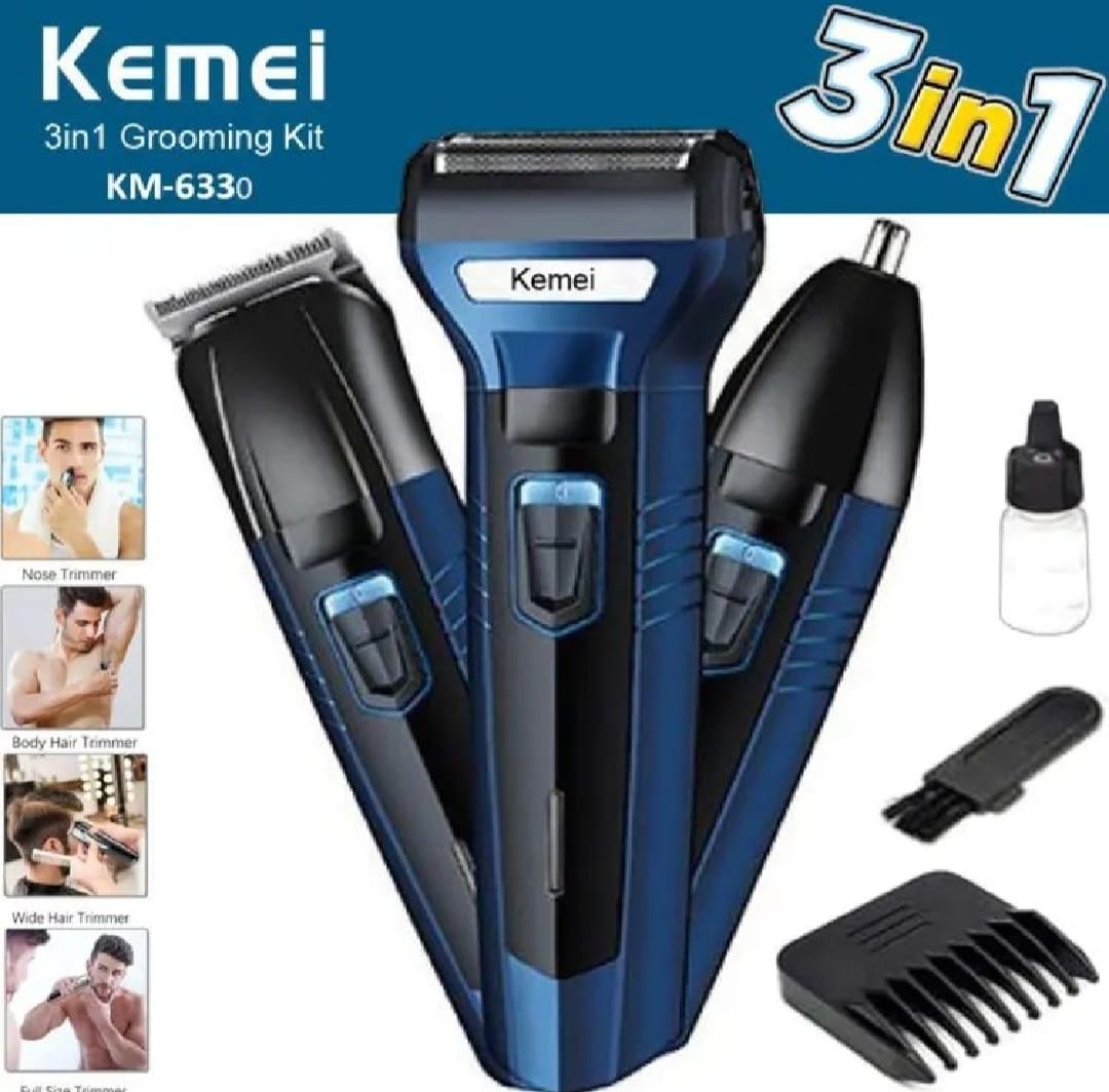 Kemei 3 in 1 Grooming Kit